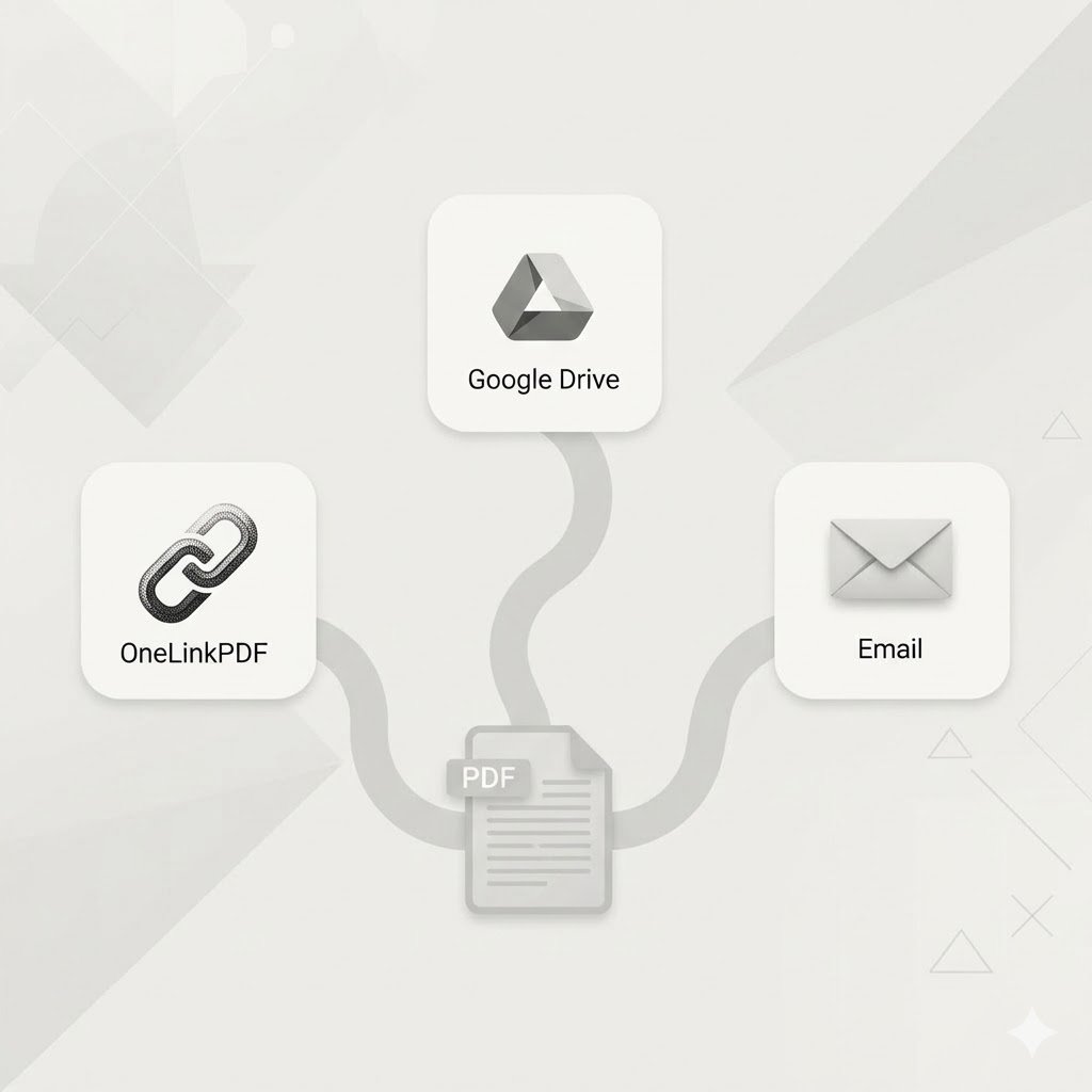OneLinkPDF vs Google Drive vs Email: Which is Best for Sharing PDFs?